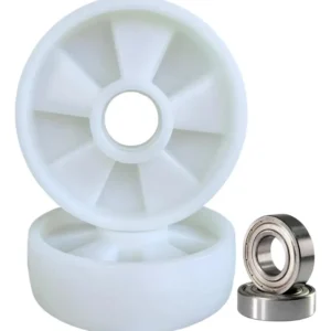 2 Roda Direcional 180x50 Paleteira Menegotti 3t Crol Nylon