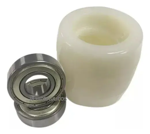 Roda Carga Dupla Nylon 74mm Tm 2500 Paletrans 4 Unid